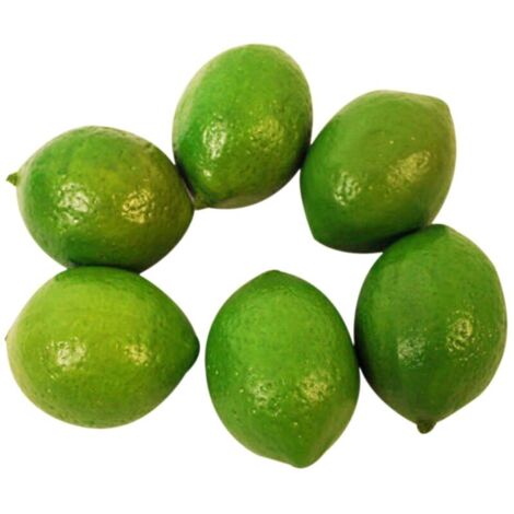 6 Citrons Artificiels Réalistes Décoratifs pour Cuisine et Décoration Intérieure