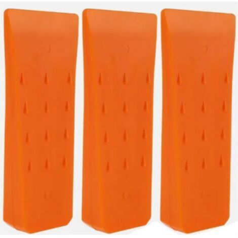 6" Coin D'Abattage pour TronçOnneuse avec Pointes pour Un Abattage SûR, ABS Coins éclateurs pour Jardinage, Robuste et Durable, Outil Accessoire pour Bûcheron (3 Pièces)