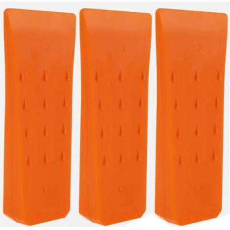 6" Coin D'Abattage pour TronçOnneuse avec Pointes pour Un Abattage SûR, ABS Coins éclateurs pour Jardinage, Robuste et Durable, Outil Accessoire pour Bûcheron (3 Pièces)
