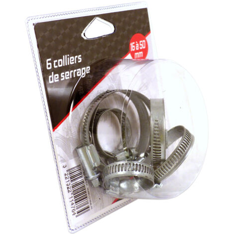 6 Collier de Serrage 16 a 50mm