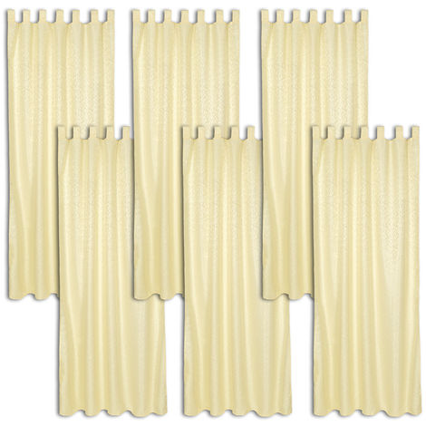6 Curtains With Loops Door Curtains Cheap Curtains Bedroom