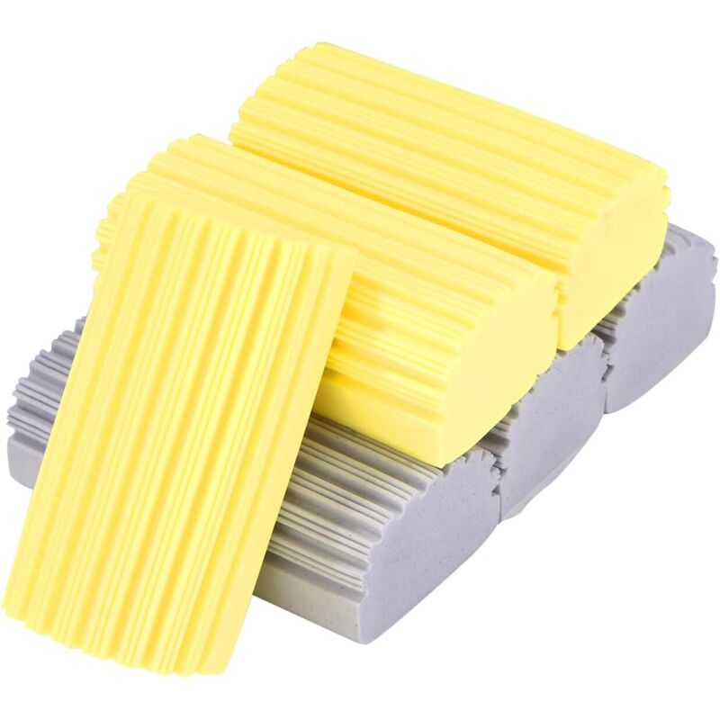 Ersandy - 6 Damp Duster Sponge,Éponges de Nettoyage de Poussière,Éponge à Poussière Réutilisable,Gomme à Salir,Éponge Humide pour Le Nettoyage