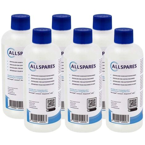6 descalcificadores líquidos AEG / Electrolux / Zanussi M3BICD200 (500 ml) de AllSpares