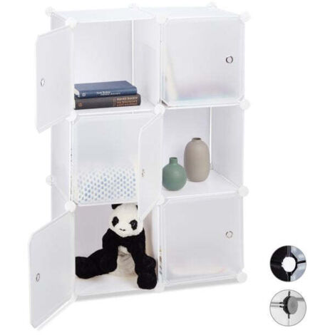 6 door shelving system