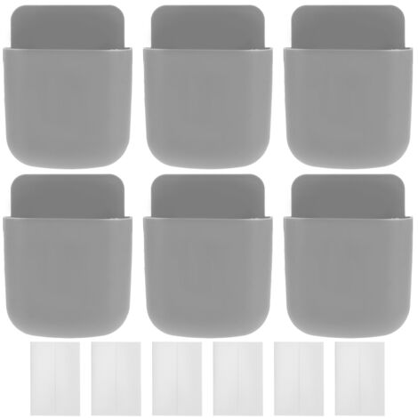 6 Ensembles de Supports de Commande Rte, Boîte de Rangement Murale pour Téléphone, pour Usage Scolaire au Chevet de la Maison, Matériel Domestique, Autre Matériel Domestique et