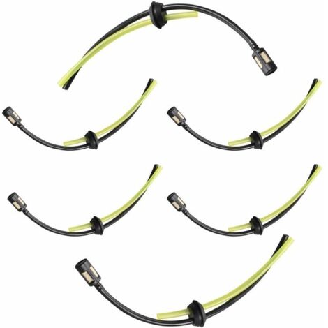 6 Ensembles Universel Filtre à Essence Joint Passe durite dans Durites d'essence de tondeuses Durite d'essence Réservoir Filtre à Carburant Durite Essence Debroussailleuse A