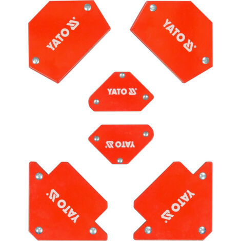 6 equerres magnetiques positionneurs multi angles de soudeur