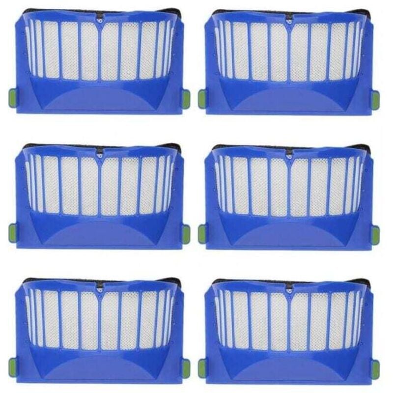 Image of 6 filtros de repuesto para aspiradoras iRobot Roomba 600, 605, 610, 620, 630, 650 y 660