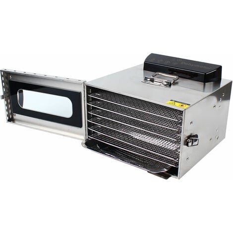 6 Etagen Dörrautomat Dörrapparat Dörrer Dörrgeräte Küche Dehydrator Obst Gemüse Trockner Erweiterbar 400W