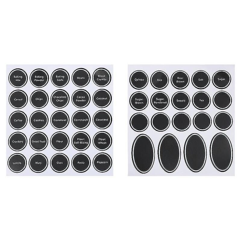 6 étiquettes autocollantes