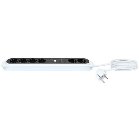 6-fach Funksteckdosenleiste - mit Fernbedienung - 230V, 16A - 1,4 m