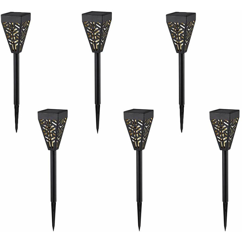 6 fari solari da piantare H39CM 6x osiris - Noir