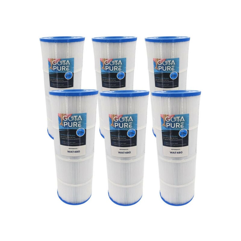6 filtres piscine WAT480 Gota Pure compatible Waterair Escawat