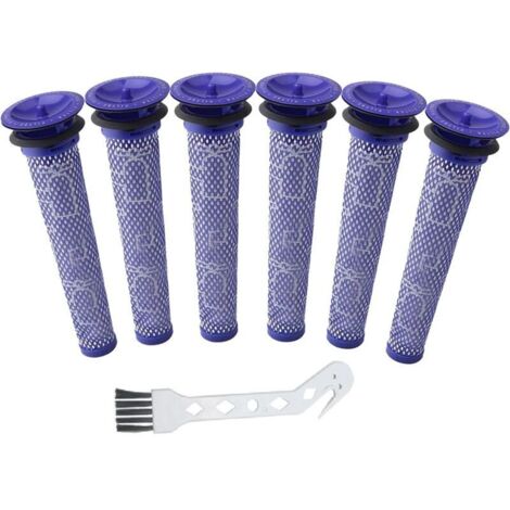 6 filtri di ricambio + 1 scatola per DC58, DC59, V6, V7, V8