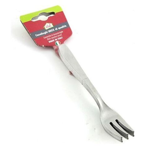 6 Forchette da dolce in acciaio inox