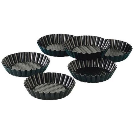 6 Formine per crostatina Cm 12