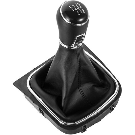 6 Gänge Auto Schaltknauf Abdeckung Für Golf 5 Mk5 R32 Golf 6 Mk6 Pu Leder Schaltknauf Gaitor Abdeckung
