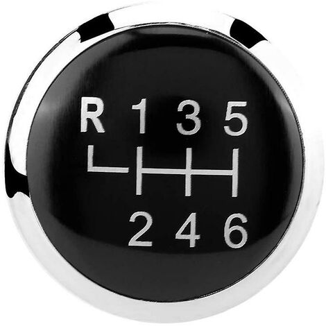 6-Gang-Schaltknauf-Stick-Abdeckkappe, Emblem-Abzeichen für Transport T5 T5.1 2003–2011, Auto-Styling-Zubehör