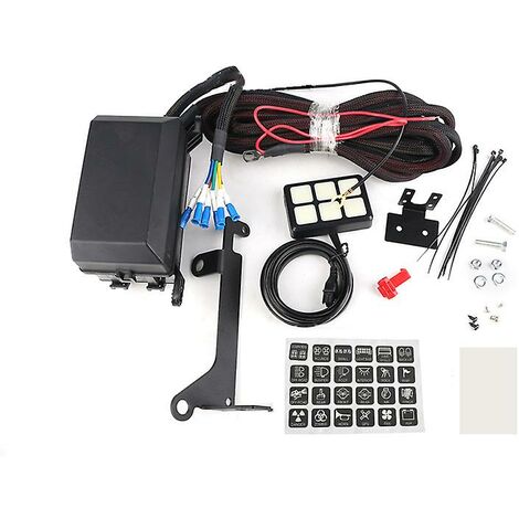 6 Gang Switch Panel Relay System Circuit Control Box für Wrangler Boat Car
