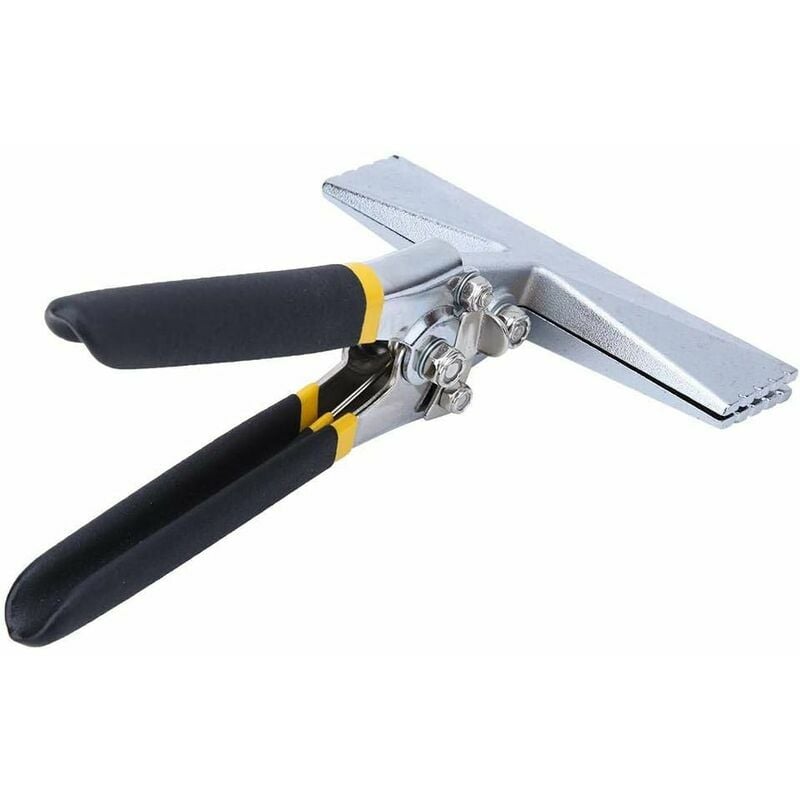Hoopzi - 6 Inch Crimpers Straight Metal Old Hand Folding Tool Multifunction Folding Tool 1.4in Folding Pliers Jaw Width Hand Tool Bender for Bending
