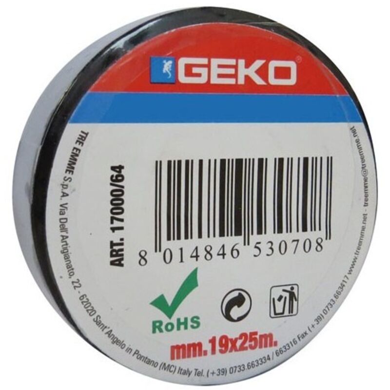 6 Isolierband - 19 mm x 25 m - Schwarz