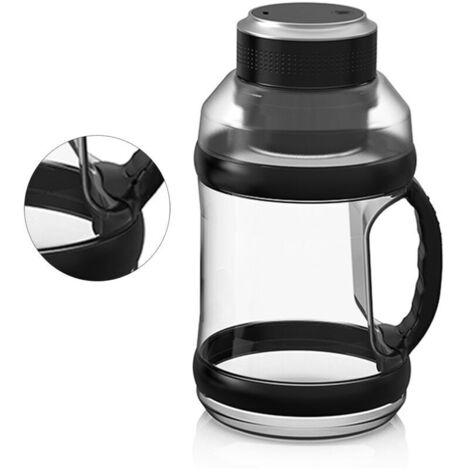 6-Klingen-Standmixer, USB-aufladbar, für unterwegs Säfte, Milchshakes und Smoothies, BPA-frei, Schwarz