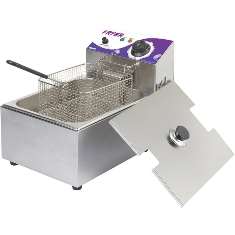 N.a. - 6 l Friteuse 6 l voyant lumineux acier inoxydable