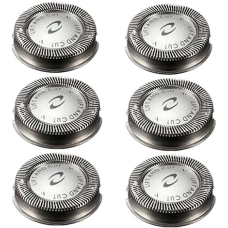 6 Lames De Rechange Compatibles Avec Têtes De Rasoir HQ3 HQ32 HQ36 HQ40 HQ300