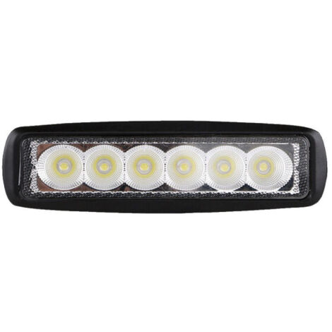 6 LED 18W Халоген Водоустойчива Светлина Работна Лампа 10-30V за Ролбар АТВ, Джип Разпръсната Светлина FLOOD