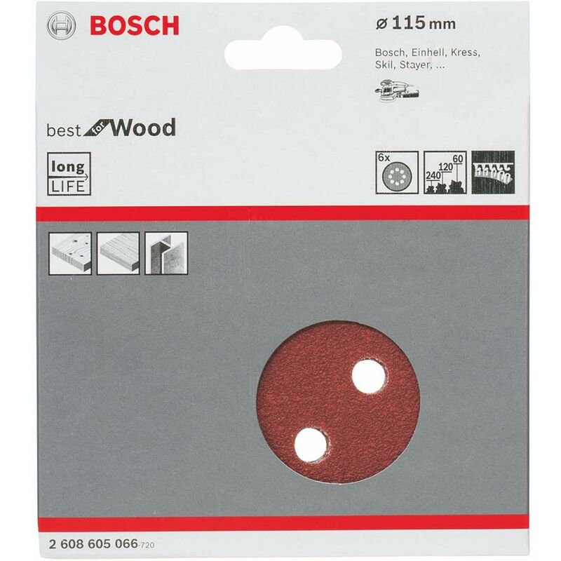 

Disco Lija Rotorbital Perforada Surtido C470 115Mm 8P 2608605066 - Bosch