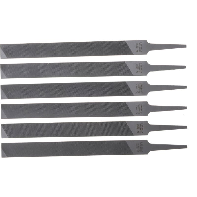 Jardiaffaires - 6 limes plates pour rabot de chaîne de tronçonneuse
