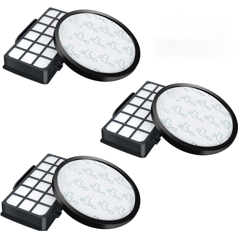6 Lot Filtres HEPA pour Rowenta X-Trem Power Cyclonic RO72xx RO69xx ZR006001 Filtre Aspirateur pour Rowenta Silence Force Cyclonic RO72xx RO7212EA