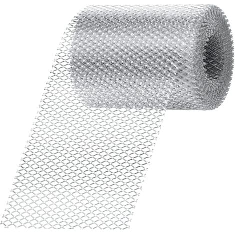 6 m Rouleau de protection de gouttière en aluminium de pour bloquer les feuilles, les brindilles et les débris