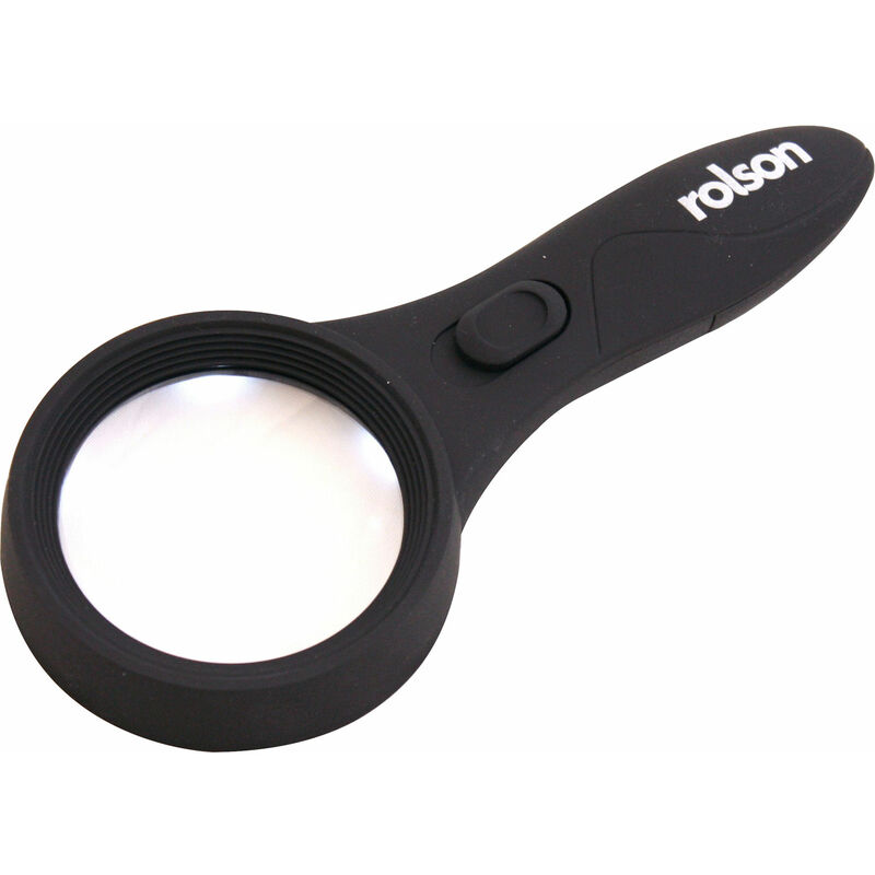 60328 6 Mini led Magnifying Glass - Rolson