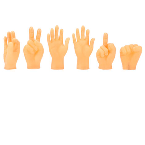 6 Miniatures de Mains Souples Multiformes - Jouets de Massage pour Chats et Divertissement