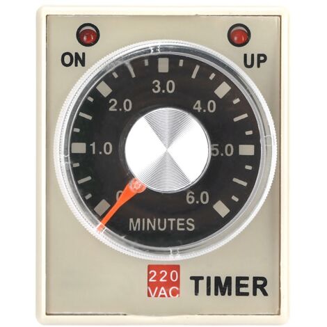 6-Minuten-Timer AH3-3(6M) 220V AC - Verzögerungsrelais