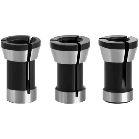 (6 mm, 6,35 mm, 8 mm) 6-teiliges Set Spannzangenfutterköpfe, Futteradapter, Bohrzubehör
