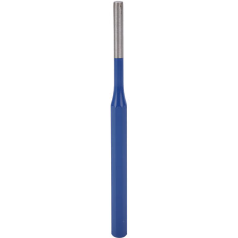 6 mm Chrom-Vanadium-Parallelwalzenstempel mit blauem Griff, 150 mm Länge