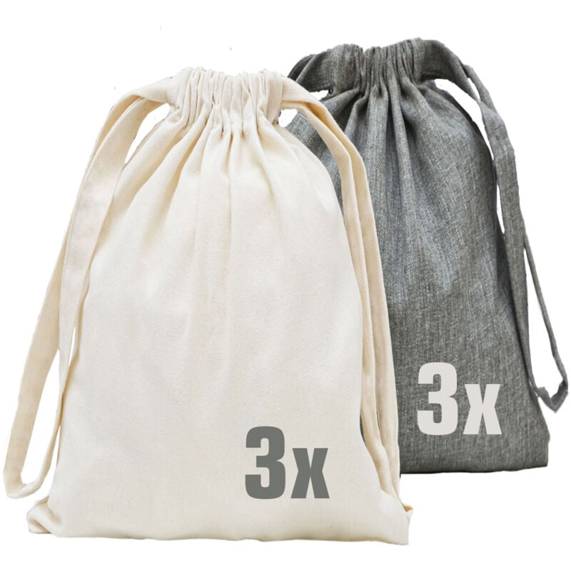 6 Organisateurs de Voyage - 32x32cm Pochette Vetement Sac a Dos Sac Linge Sale