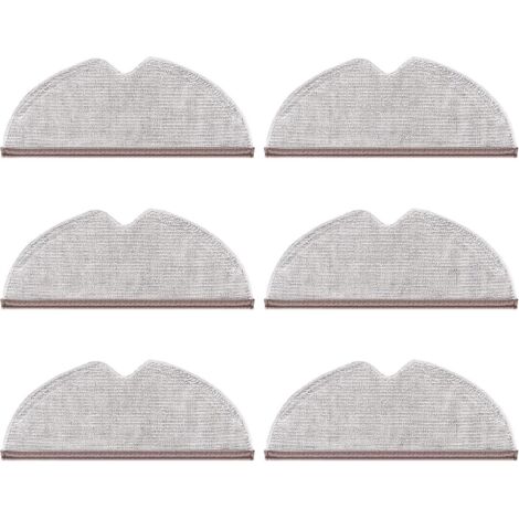 6 Pack Cleaning Cloth For Xiaomi Roborock S5 S50 S51 S55 S6 S6 Maxv S5 Max Q7 Q7+/q7 Max+ E4 /e5 S6 Pure Vacuum Cleaner