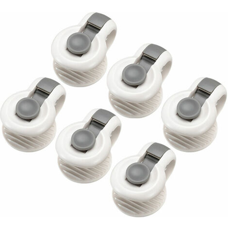 6 Pack Duvet Cover Set with Pin Clips Cornerless Comforter Holder Anti-Movement Clips Duvet Cover Bedding Accessories Gray