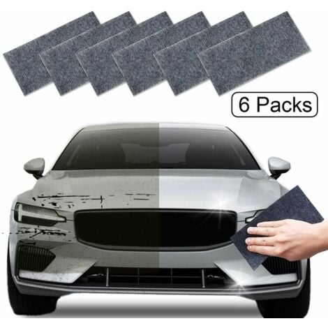 MUMU 6 Pack Nano Sparkle Cloth Car Scratch Repair Cloth Nano Magic Cloth for Car New