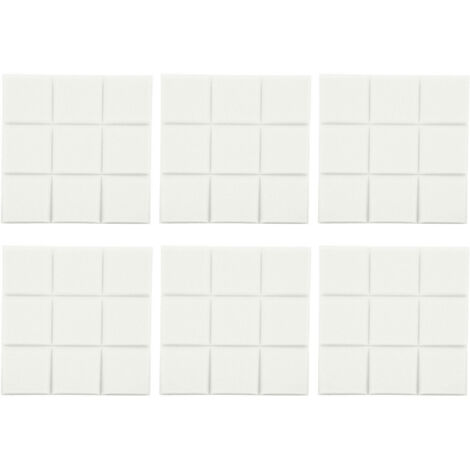 6 Panneaux Acoustiques Haute Densité Ignifuges - Absorption Sonore et Isolation (Blanc)