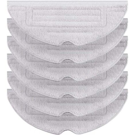 6 paños de fregona para Roborock S7 Pro Ultra S7 MaxV Ultra S7 Plus S7 Max Repuestos Accesorios para Roborock S7 T7s T7s Plus Robot Aspirador