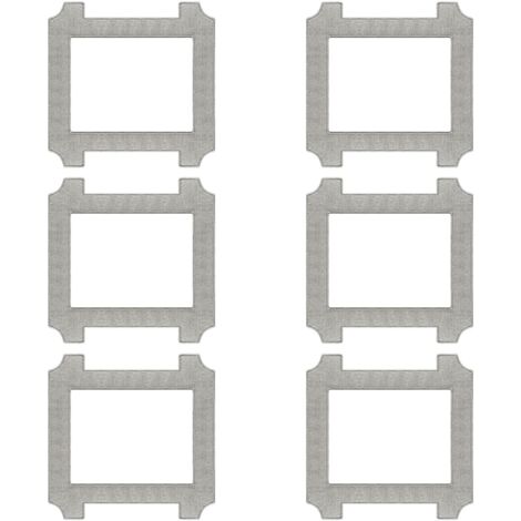 6 Paños de Limpieza para Dreame C1 / C1 Station Robot Limpiaventanas - Paños de Fibra, Toallitas de Repuesto