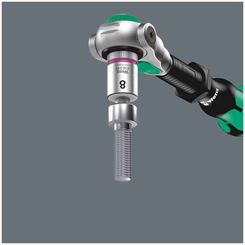 Embout de tournevis 3/8 six pans avec fonction de maintien 10x100mm Wera