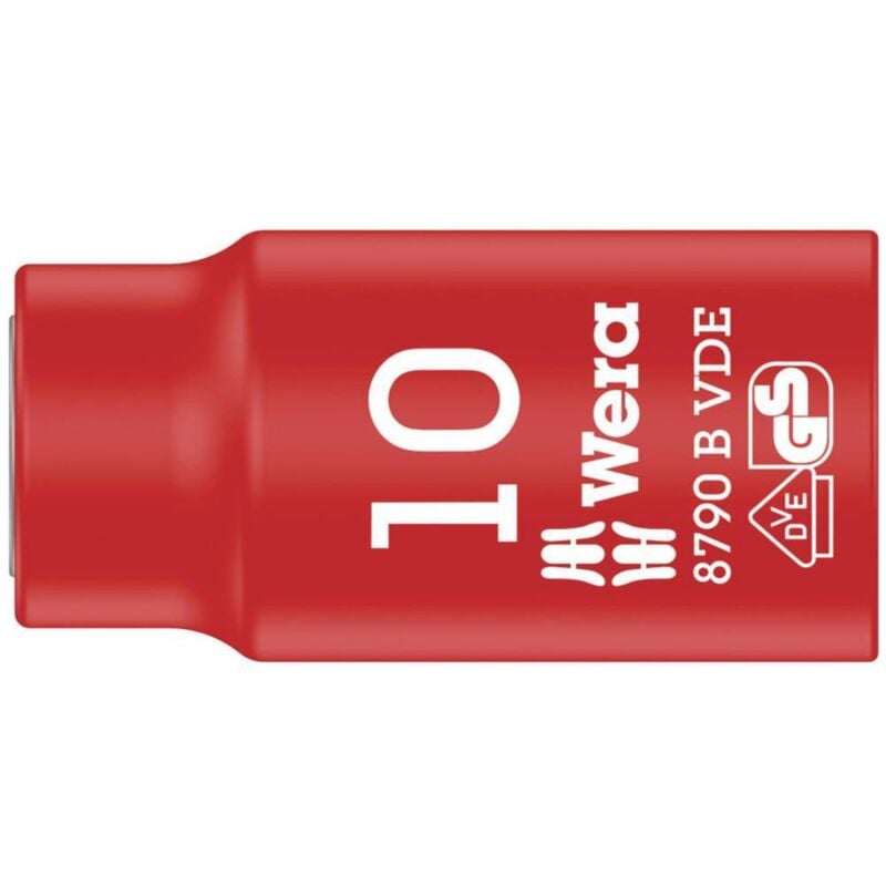 Wera - 8790 b vde 05004954001 6 pans extérieurs Douille vde 10 mm 3/8 (10 mm)