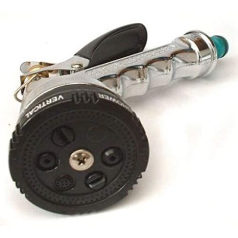 6 Pattern Chrome Hd Water Spray Gun