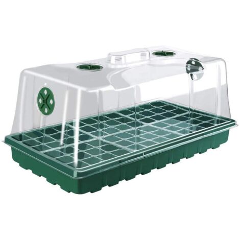 6 Pcs 12 Hole Plant Seed Grows Box with Base Switch and Cover Nursery Seedling Starter Garden Yard Tray Flower Pot Garden Accessories