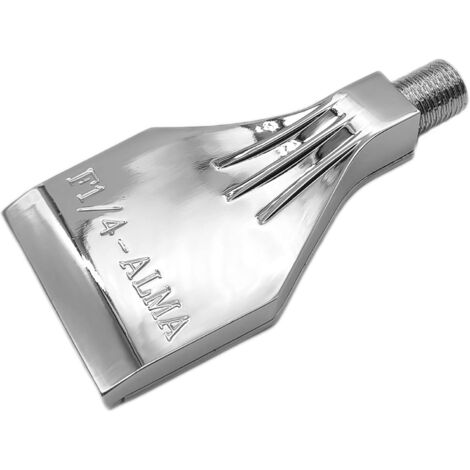 6 Pcs Buse De Soufflage d'Air 16 Pores, Souffleuse à Air 1/4 "Pour Séchage Plat Dair Accessoires Compresseur d'Air, Retrait de la Poussière Sec l'Air Argent -